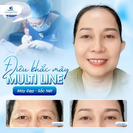 Điều khắc chân mày tại TMV Gangwhoo - Tự nhiên - Siêu Sang