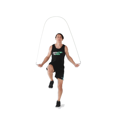 nhảy dây giúp giảm mở nhiều vùng trên cơ thể