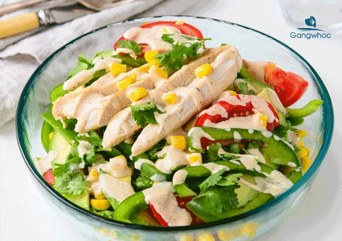 salad thịt ức gà