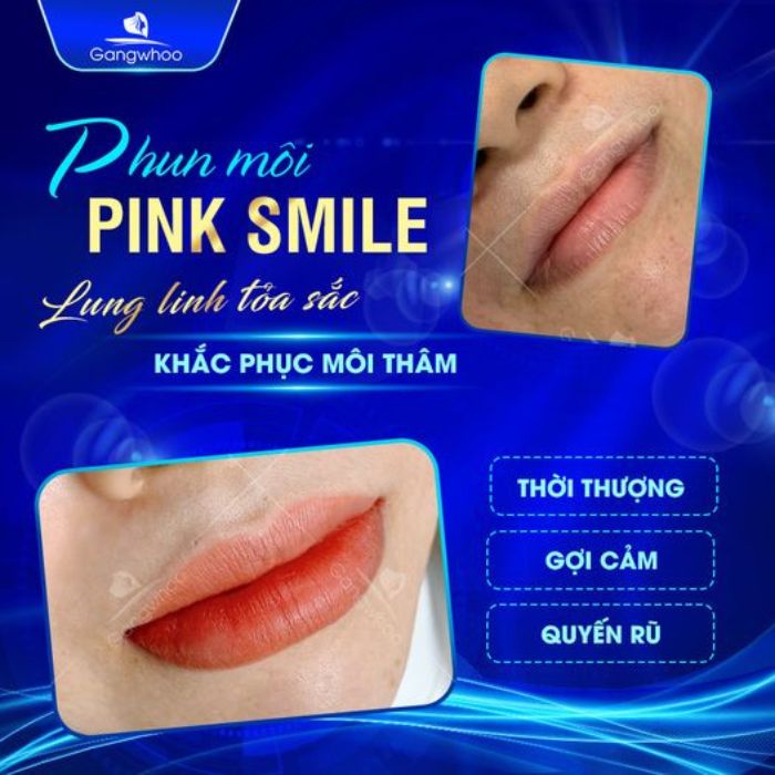 Phun Môi Pink Smile - Công nghệ phun môi đến từ Hàn Quốc