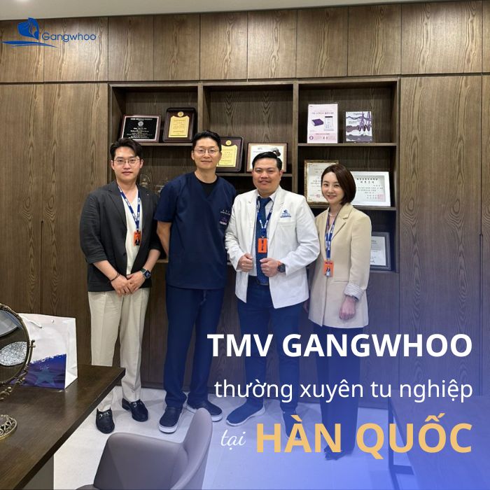 Đội ngũ Bác sĩ chuyên môn và chuyên viên thẩm mỹ tại Gangwhoo thường xuyên tu nghiệp tại Hàn Quốc