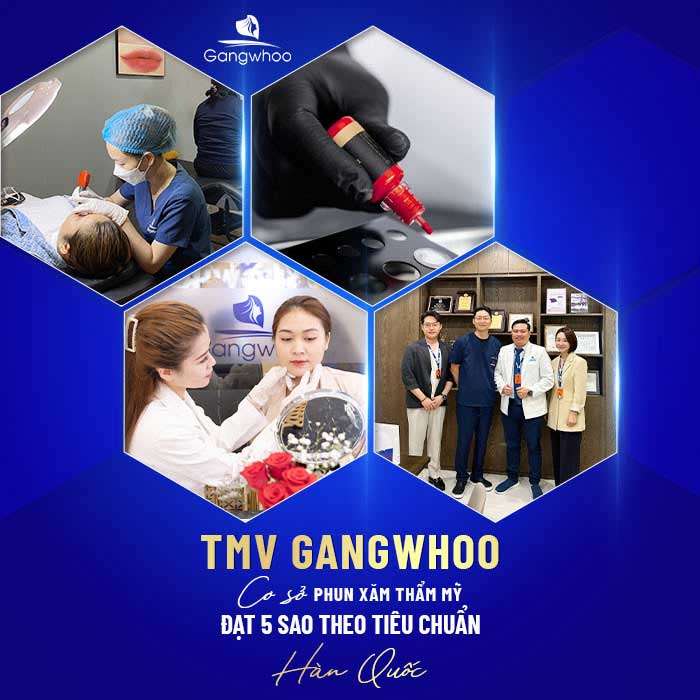 Thẩm mỹ viện Gangwhoo là địa chỉ phun xăm uy tín hàng đầu hiện nay