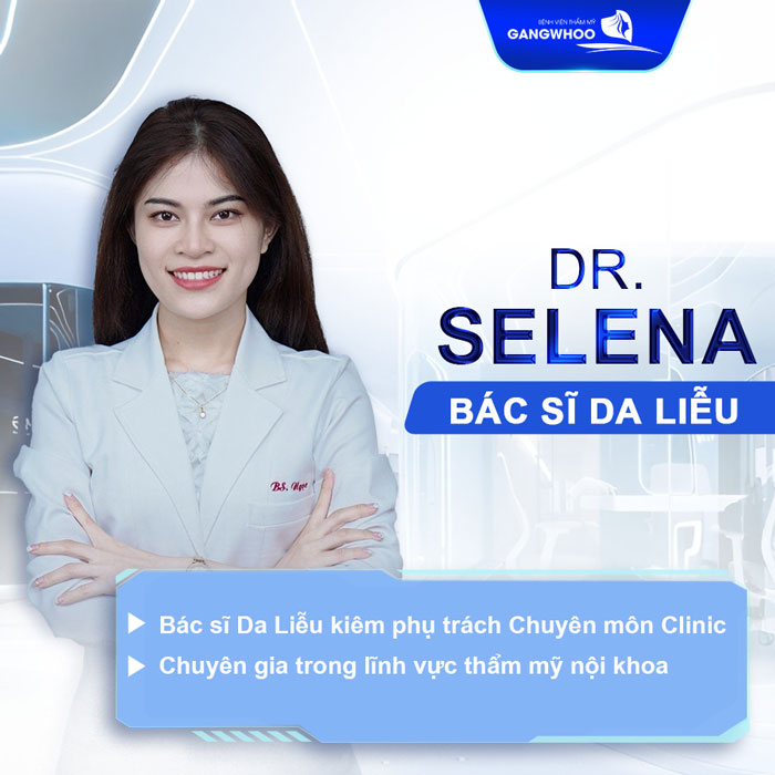 Dr.Selena là bác sĩ nội khoa có nhiều bằng cấp và chứng chỉ về thẩm mỹ