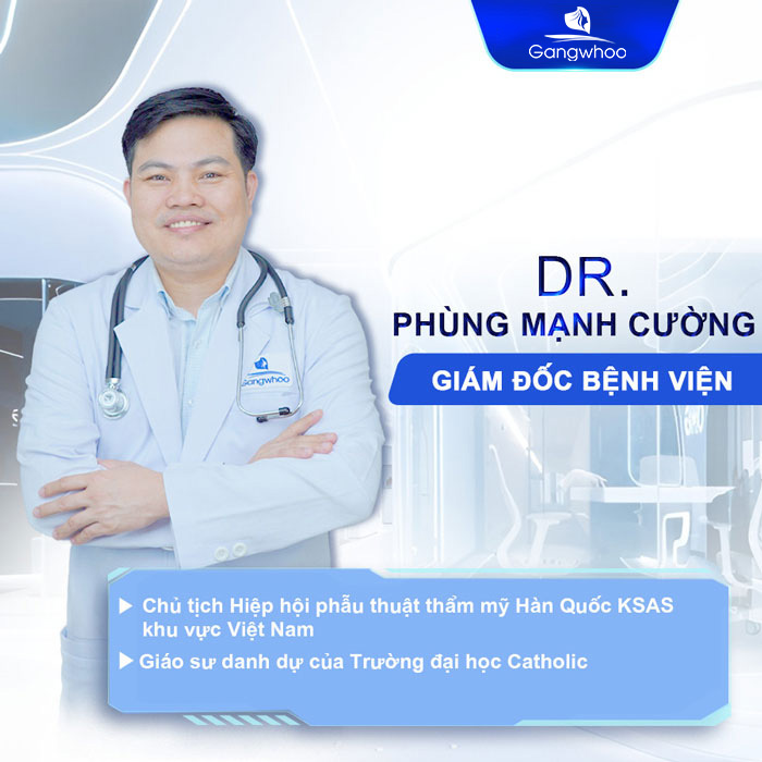 BS. Phùng Mạnh Cường còn là người đứng đầu Hiệp hội phẫu thuật thẩm mỹ Hàn Quốc KSAS tại Việt Nam