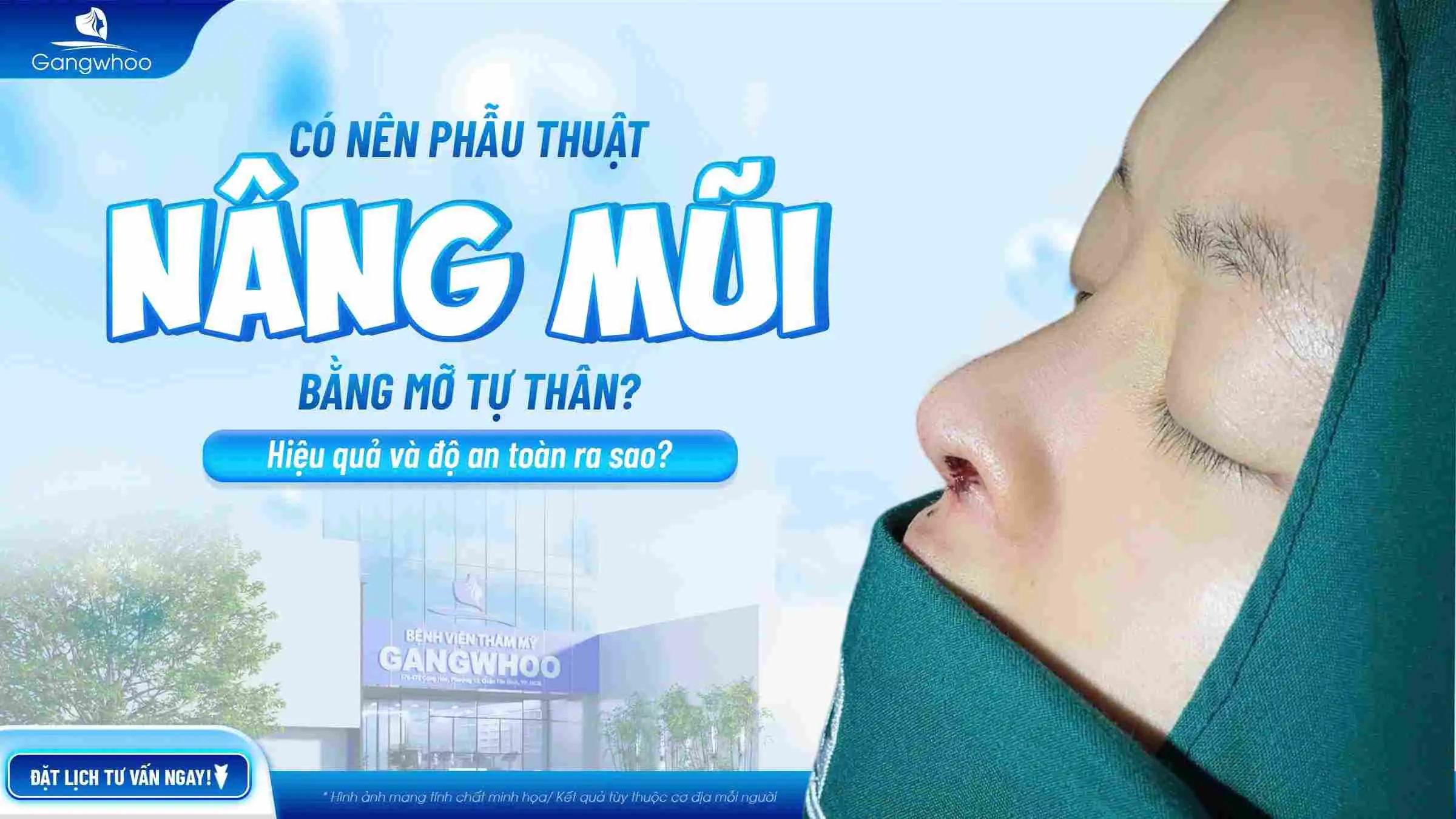 Có Nên Nâng Mũi Bằng Mỡ Tự Thân? Hiệu Quả Và Độ An Toàn Ra Sao?