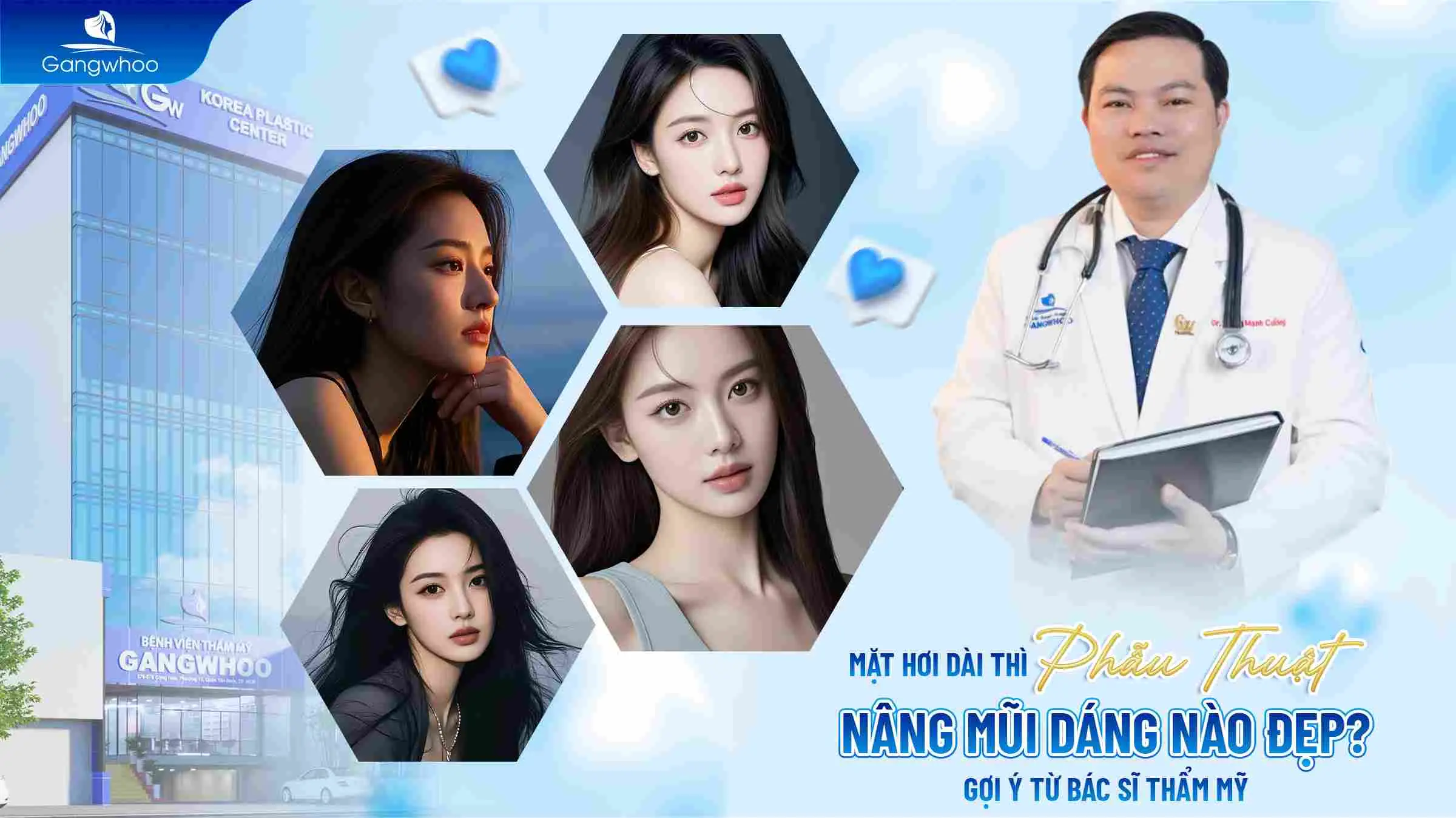 Mặt Hơi Dài Thì Nâng Mũi Dáng Nào Đẹp? Gợi Ý Từ Bác Sĩ Thẩm Mỹ