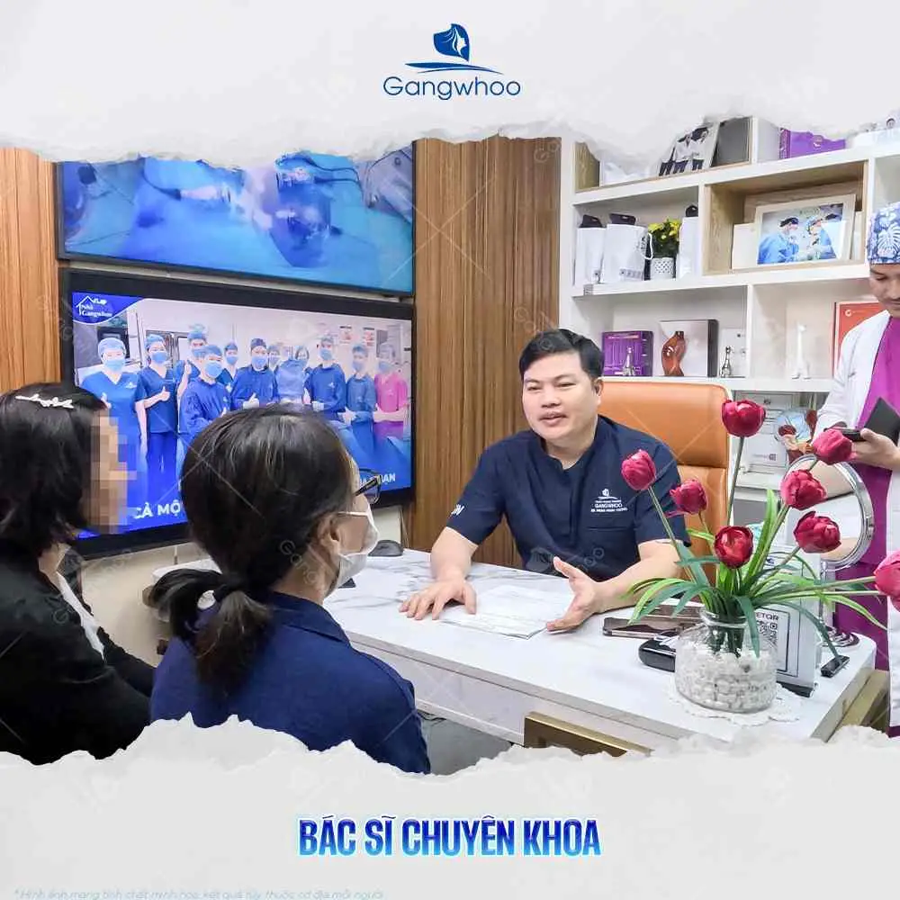 Đến với Gangwhoo bạn sẽ được tư vấn tận tình sau khi nâng mũi