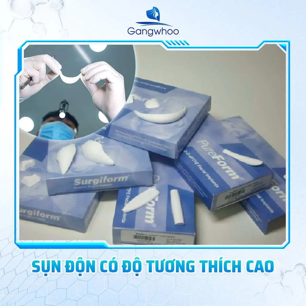 Gangwhoo luôn sử dụng sụn chất lượng cao để đảm bảo an toàn cho mọi khách hàng