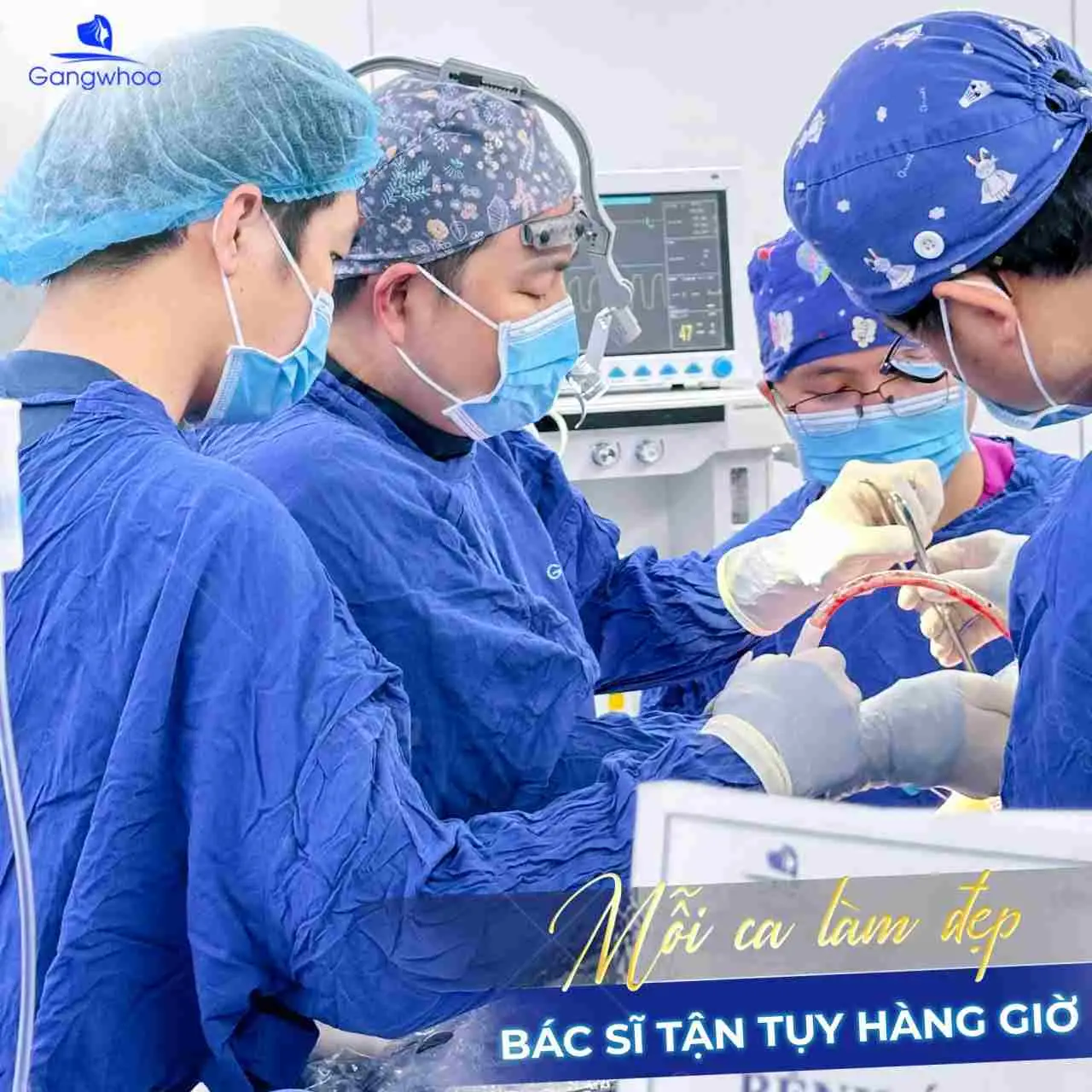 Các bác sĩ tại Gangwhoo với chuyên môn cao và sự tận tâm cho từng khách hàng đem lại kết quả rất tuyệt vời