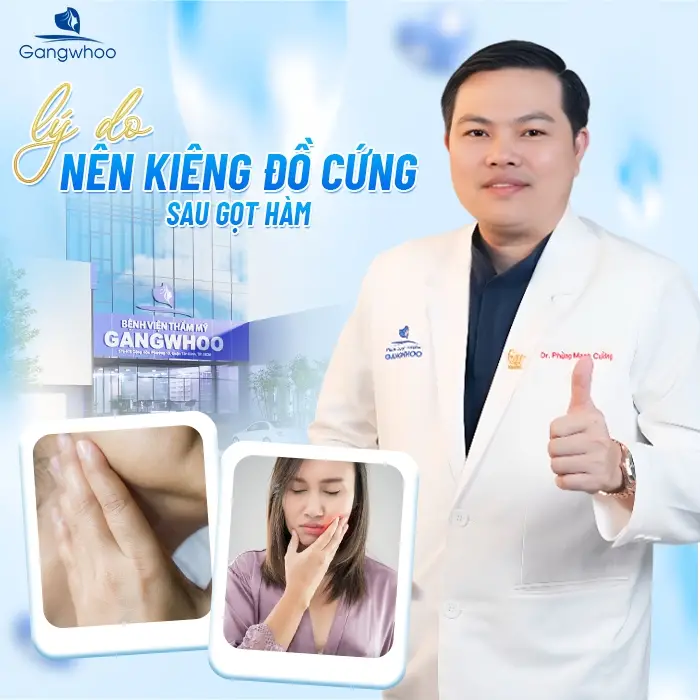 Lý do nên kiêng đồ cứng sau gọt hàm