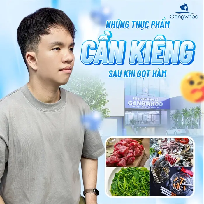 Những thực phẩm cần kiêng sau khi gọt hàm