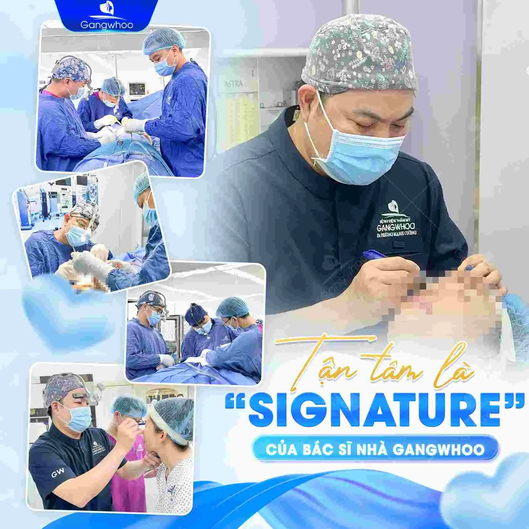Thẩm mỹ viện Gangwhoo với đội ngũ bác sĩ chuyên môn cao và công nghệ hiện đại sẽ giúp bạn thiết kế dáng mũi hài hòa, đảm bảo vừa đẹp vừa an toàn, duy trì lâu dài.