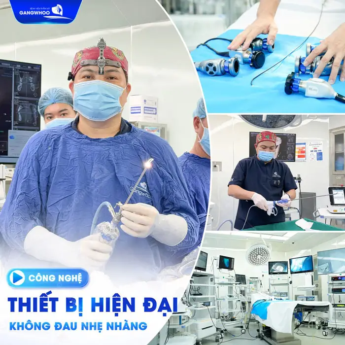 Bệnh viện Thẩm mỹ Gangwhoo áp dụng các công nghệ hiện đại