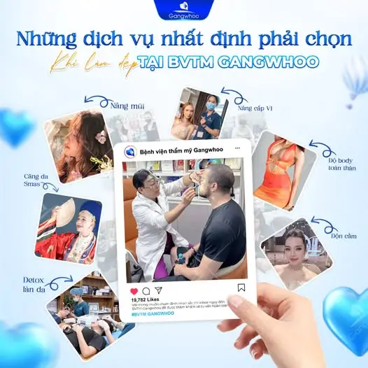 Thẩm mỹ viện Gangwhoo hiện là một trong những địa chỉ được nhiều khách hàng quan tâm nhờ ứng dụng công nghệ nâng mũi hiện đại