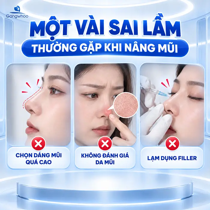 So Sánh Các Phương Pháp Nâng Mũi Phổ Biến Hiện Nay Tại Thẩm Mỹ Viện Gangwhoo