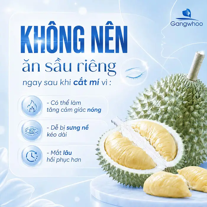 Cắt Mí Mắt Ăn Sầu Riêng Được Không? Giải Đáp Từ Bác Sĩ Thẩm Mỹ