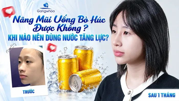 Nâng Mũi Uống Bò Húc Được Không? Khi Nào Nên Dùng Nước Tăng Lực?