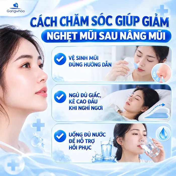 Nghẹt Mũi Sau Khi Nâng Mũi Có Sao Không? Khi Nào Cần Đi Kiểm Tra?