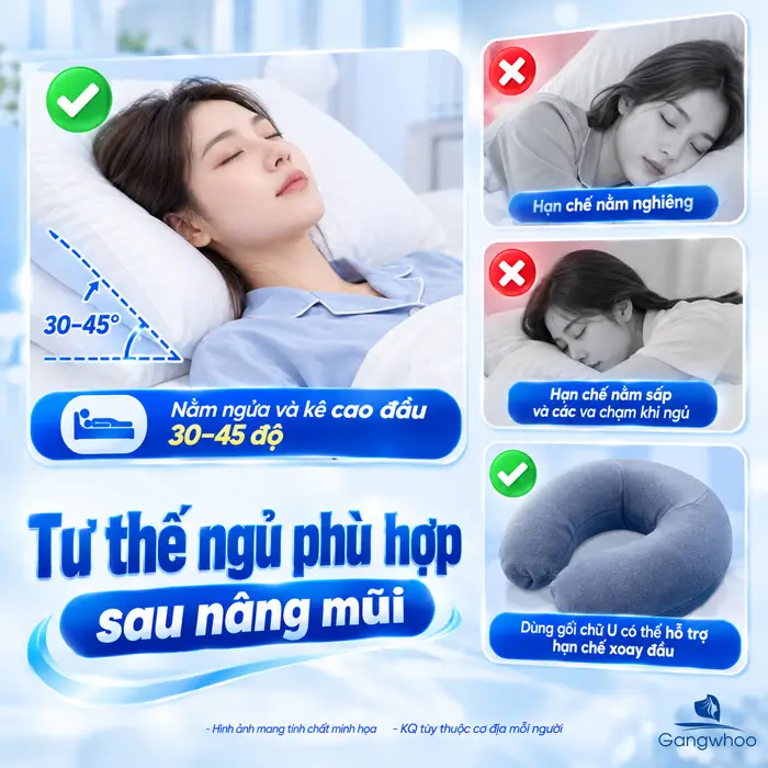 Sau Khi Nâng Mũi Nên Nằm Hay Ngồi? Tư Thế Nghỉ Ngơi Giúp Mũi Hồi Phục Ổn Định