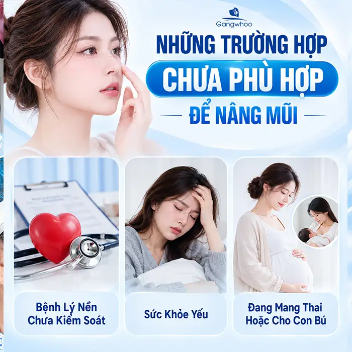 Những Trường Hợp Không Được Nâng Mũi? Các Bệnh Cần Lưu Ý Trước Khi Thẩm Mỹ