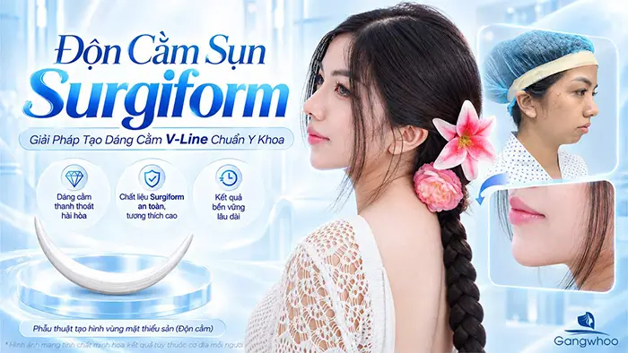 Độn Cằm Sụn Surgiform: Giải Pháp Tạo Dáng Cằm V-Line Chuẩn Y Khoa